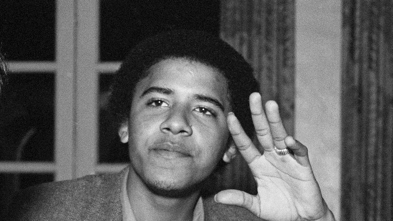 Barack Obama na snímku z roku 1981