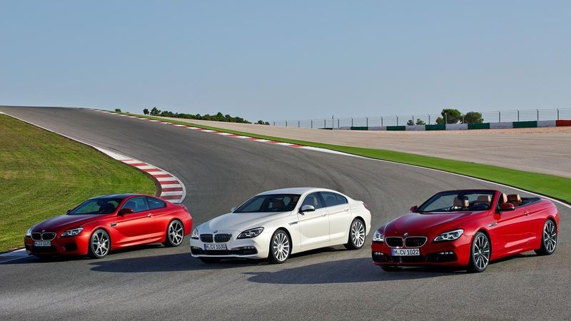 BMW kompletně omladilo řadu 6 – zleva kupé (M6), Grand Coupé a Cabrio