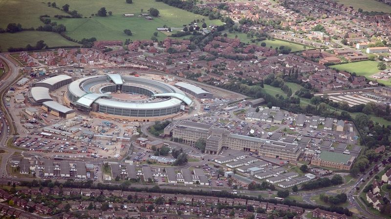 Sídlo britské tajné služby GCHQ v Cheltenhamu