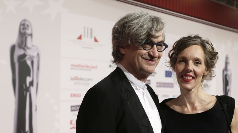 Režisér Wim Wenders se svou manželkou