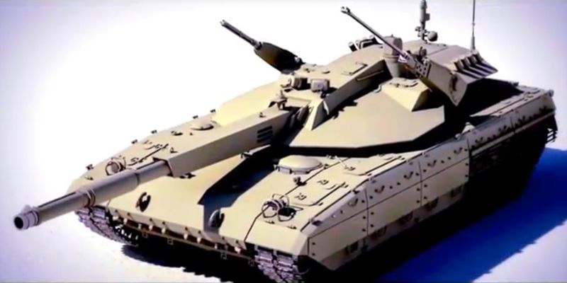 Koncept těžkého tanku T-14 Armata