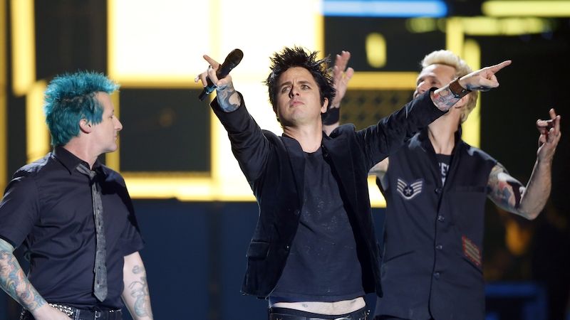 Green Day vystupují na MTV EMA v Rotterdamu.