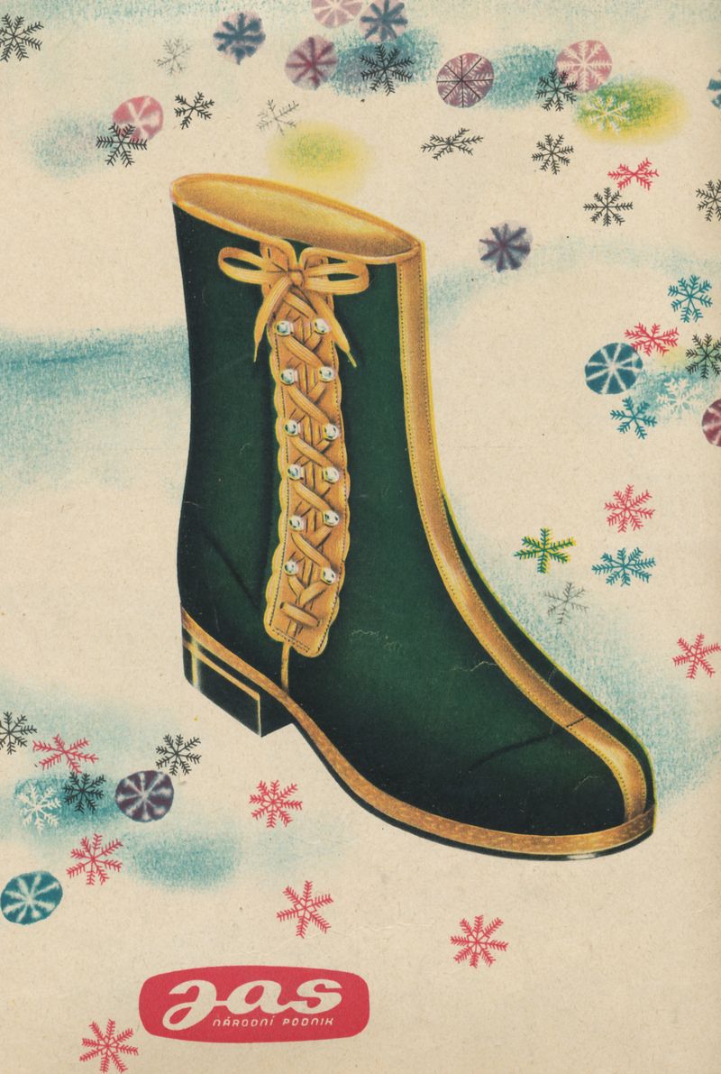 Boty, jaké nosil Ježíšek v 50. letech.