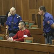 Petr Kramný u soudu, prosinec 2018