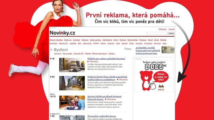 Reklama se bude na serveru Novinky.cz zobrazovat od 11. 1. do 19. 1.