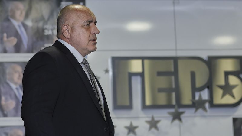 Předseda vítězné proevropské strany GERB expremiér Bojko Borisov