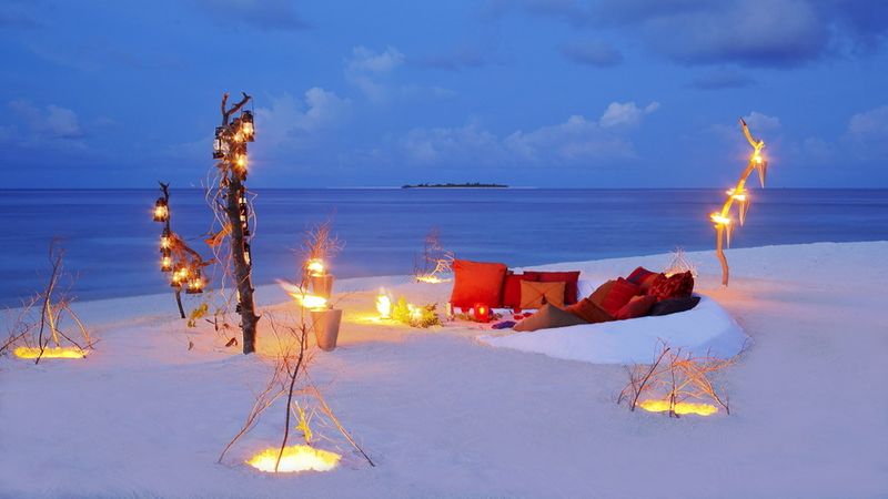 Maledivy přejí romantice. Takhle vypadá v podání resortu Anantara. 