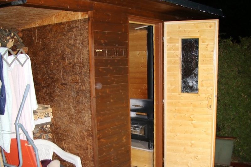 Sauna, v níž v sobotu zahynuly dvě ženy.