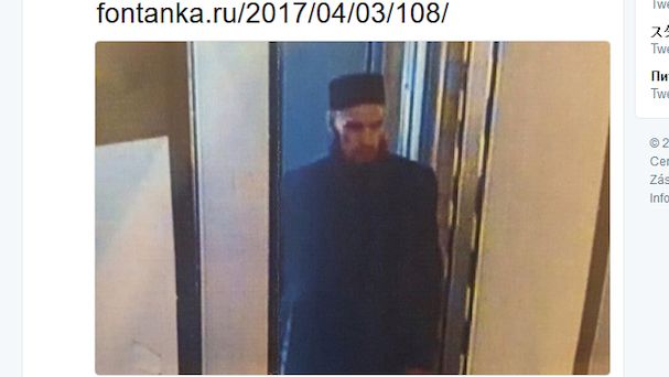 Další snímek údajného atentátníka v petrohradském metru.