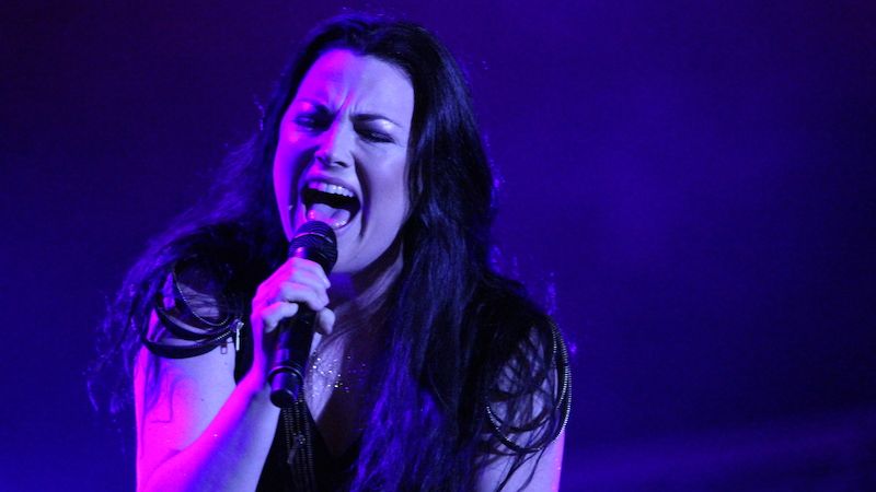 Amy Leeová z Evanescence vládla výrazným hlasem.