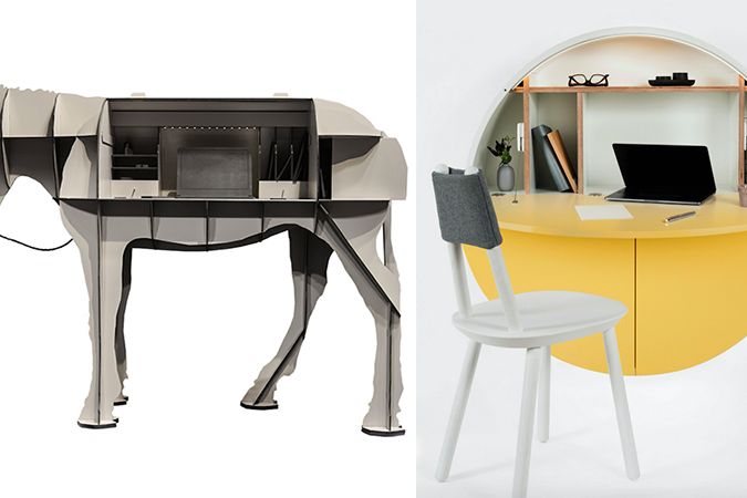 Nevšední stolky kombinované s úložným prostorem mohou fungovat i jako designové objekty.