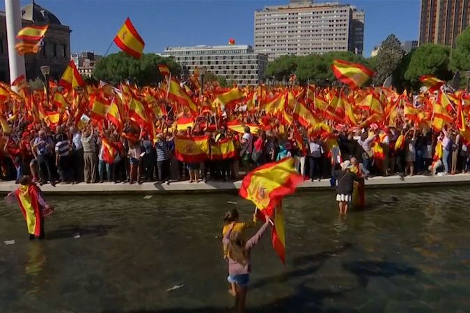 BEZ KOMENTÁŘE: Demonstrace ve Španělsku