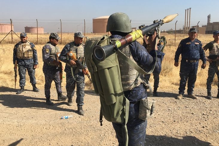 Irácké jednotky na prahu Kirkúku