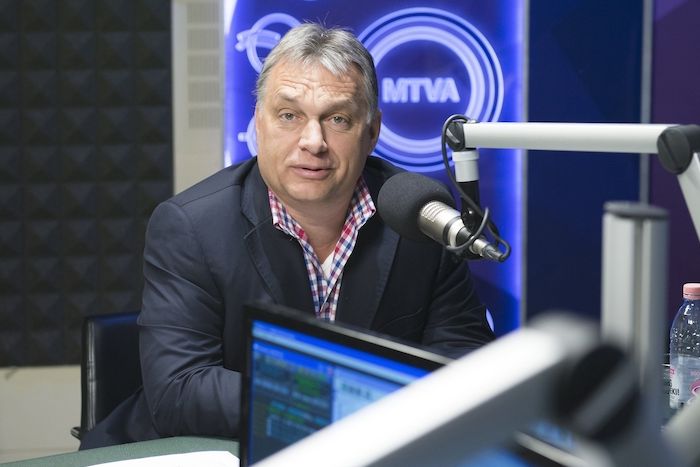 Viktor Orbán v maďarském rozhlase.