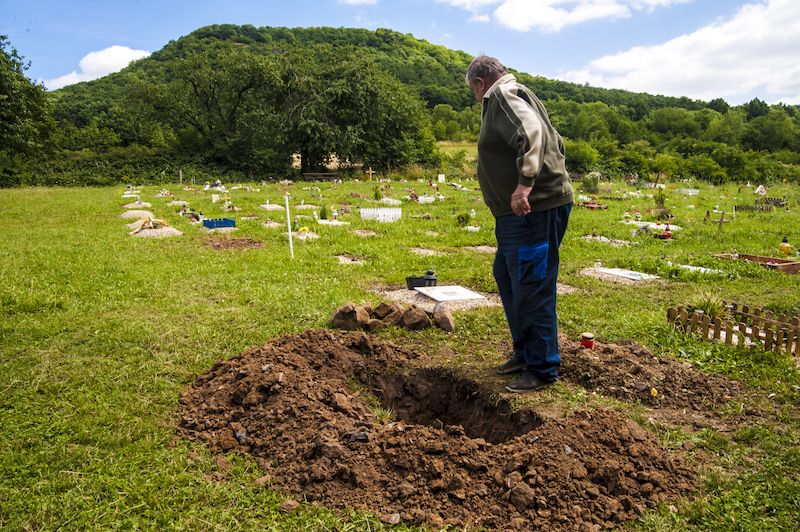 Zvířecí hřbitov se příliš neliší od toho běžného. Každé ze zvířat tu má svůj vlastní hrobeček, k němuž si majitelé mohou kdykoli přijít zavzpomínat na svého přítele.