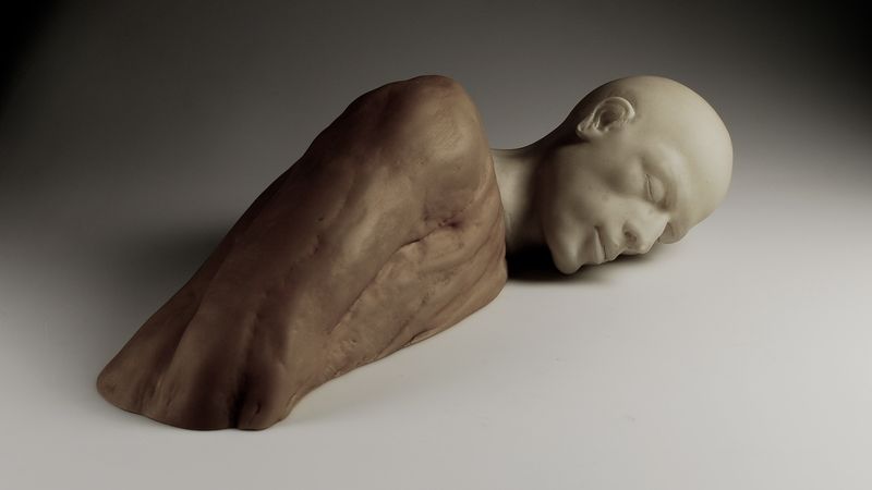 Martin Janecký vytváří realistické sochy bez využití formy.