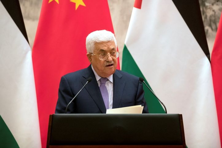 předseda palestinské samosprávy Mahmúd Abbás 