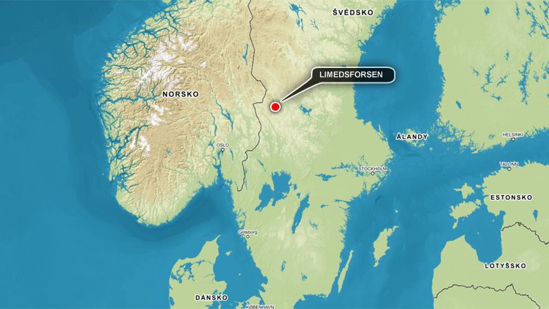 Uprchlíky chce Švédsko ubytovat ve vesnici Limedsforsen u norských hranic