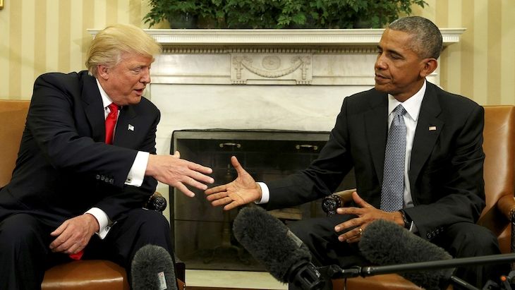 Prezidenti Barack Obama a Donald Trump