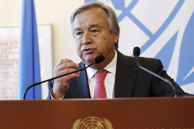 Vysoký komisař OSN pro uprchlíky Antonio Guterres