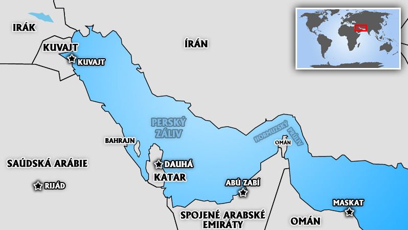 Katar je v současnosti poloostrov spojený pevninsky se Saúdskou Arábií