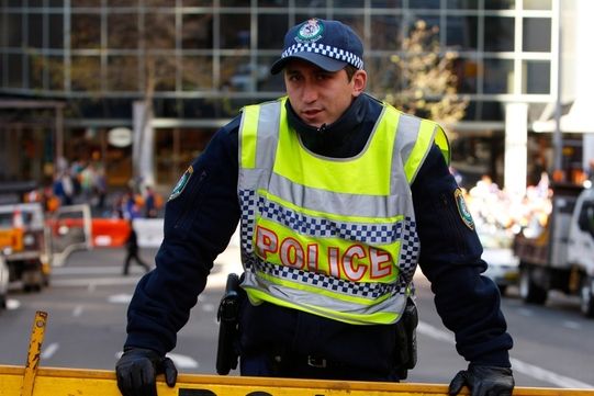 Australský policista. Ilustrační foto