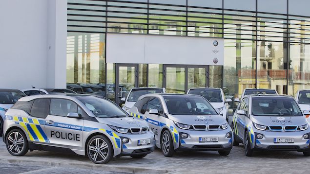 Flotila elektrických BMW i3 pro českou policii