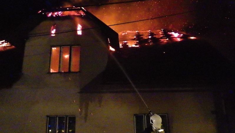 Blesk zapálil dům na Liberecku