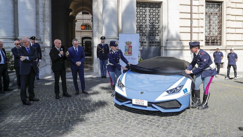 Lamborghini Huracán v italském policejním sboru