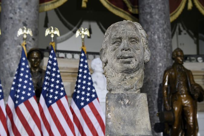 Busta Václava Havla v americkém Kongresu
