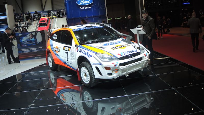 Ford Focus WRC se kterým závodil Collin McRae