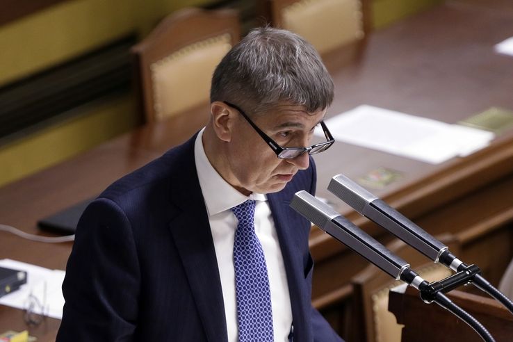 Andrej Babiš ve středu na jednání Sněmovny.