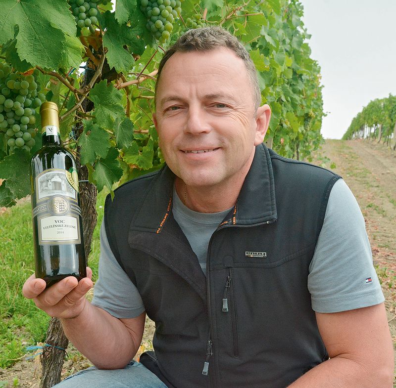 Pavel Filipovszki, sklepmistr vinařství Waldberg ve Vrbovci