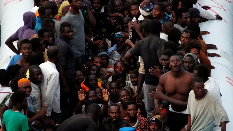Do Evropy se nyní snaží dostat tisíce lidí z Afriky