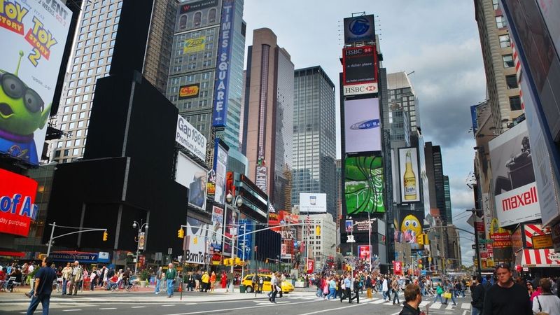 Broadway protíná i Times Square – o pár kilometrů jižnějším směrem se dotýká Žehličky.