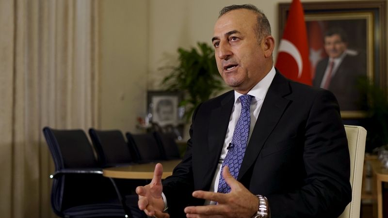 Turecký ministr zahraničí Mevlüt Çavuşoğlu.