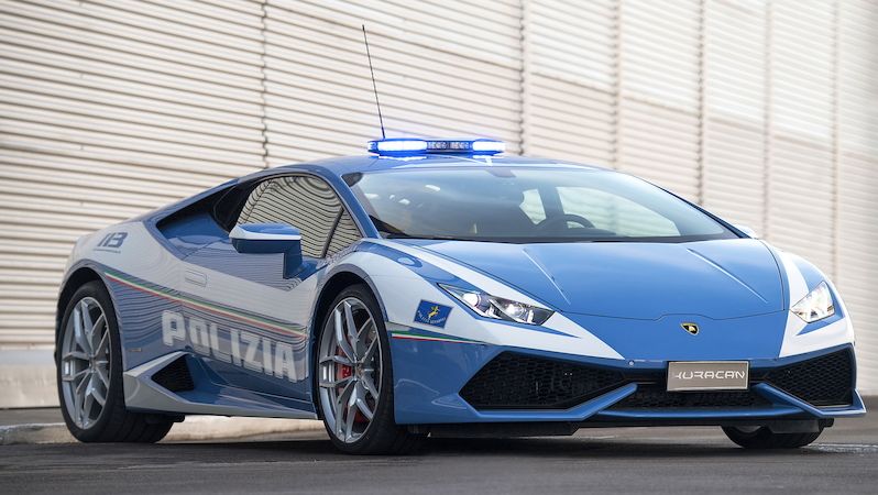 Lamborghini Huracán v italském policejním sboru