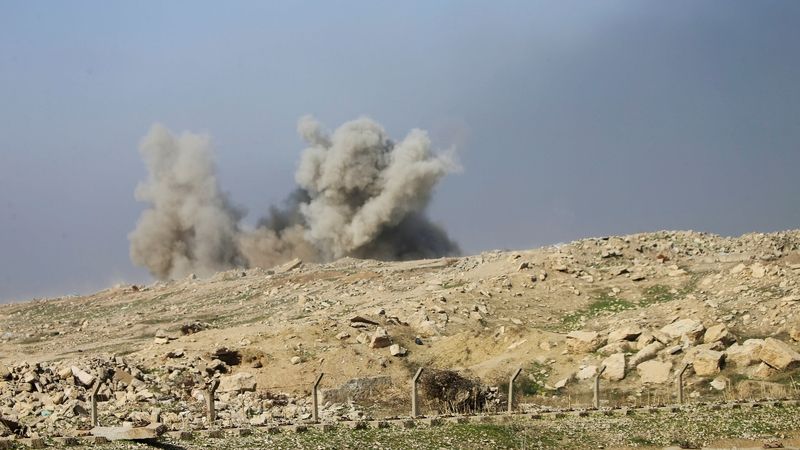 Exploze granátu u Mosulu 
