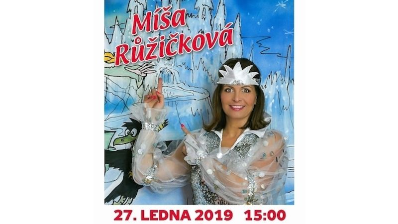Míša Růžičková přiveze do Klatov svoji písničkovou show Pohádkové zimní království 