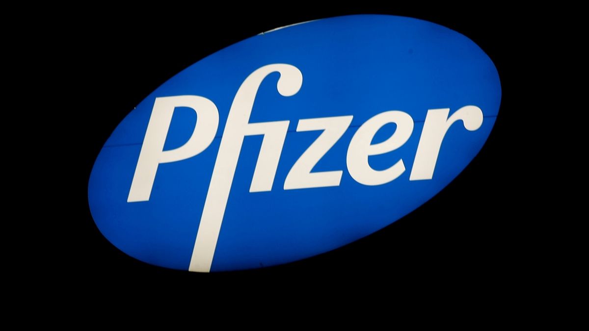 Logo farmaceutické firmy Pfizer