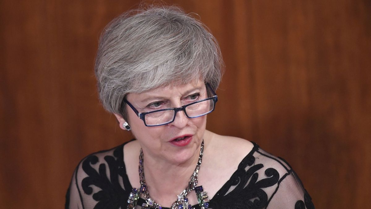 Britská premiérka Theresa Mayová hovoří o brexitu.