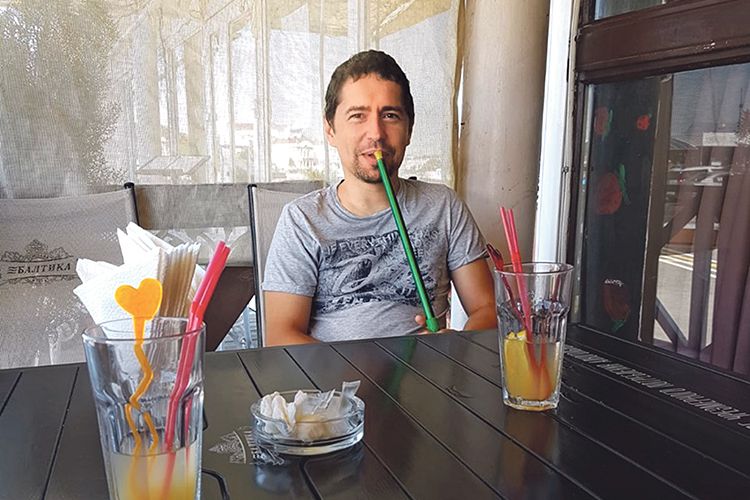 Andrej Babiš mladší loni na podzim na Krymu
