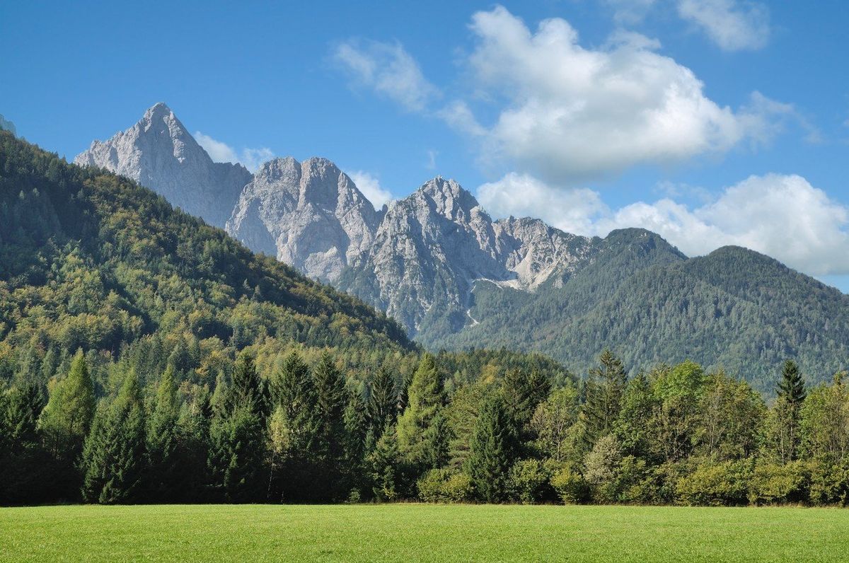 Julské Alpy poskytují dechberoucí výhledy. 
