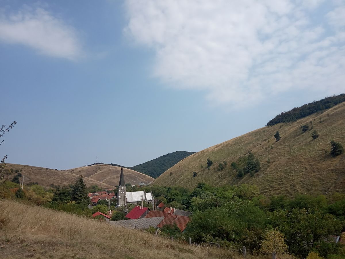 Okolí českých vesnic v Banátu je nádherné.