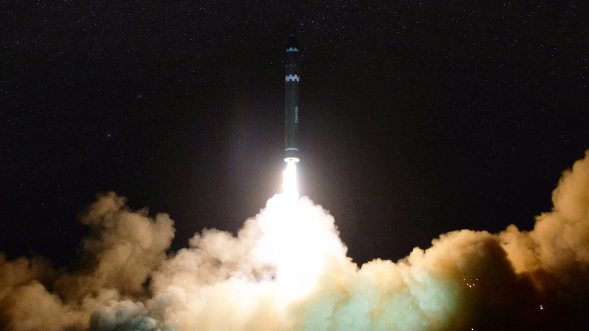 Start severokorejské rakety Hwasong-15
