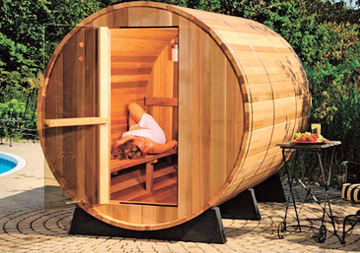 Dopřejte si něco opravdu originálního, třeba unikátní saunu ve tvaru obřího soudku s efektivnějším vytápěním na míru pro 2 až 8 osob.
