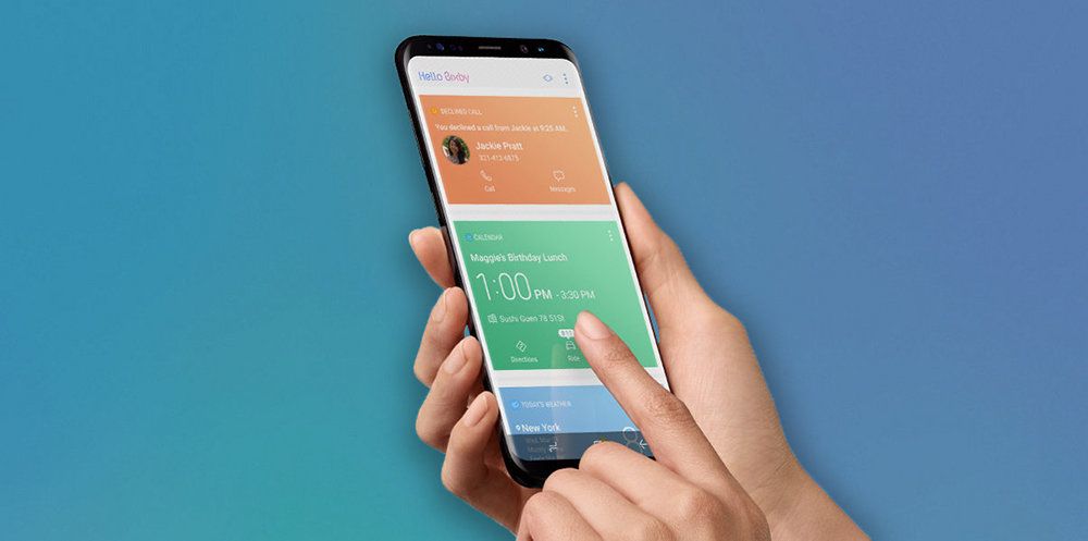 Samsung Bixby na chytrém telefonu