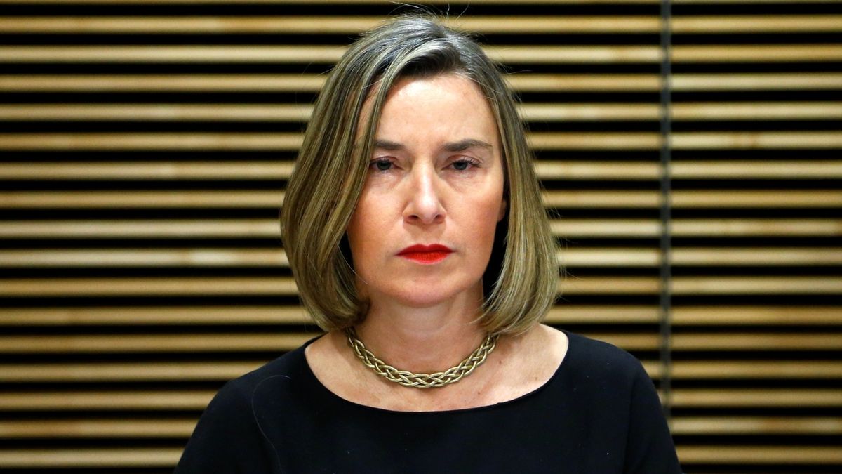 Šéfka unijní diplomacie Federica Mogheriniová 