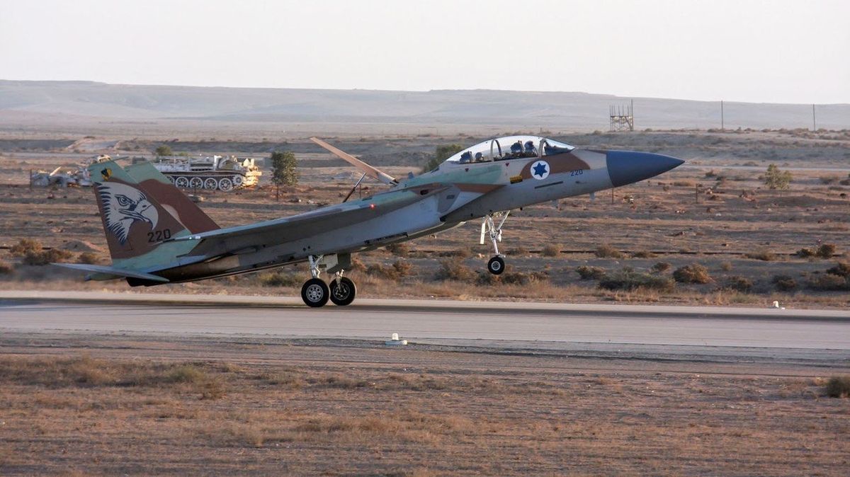 Letoun F-15 izraelského letectva