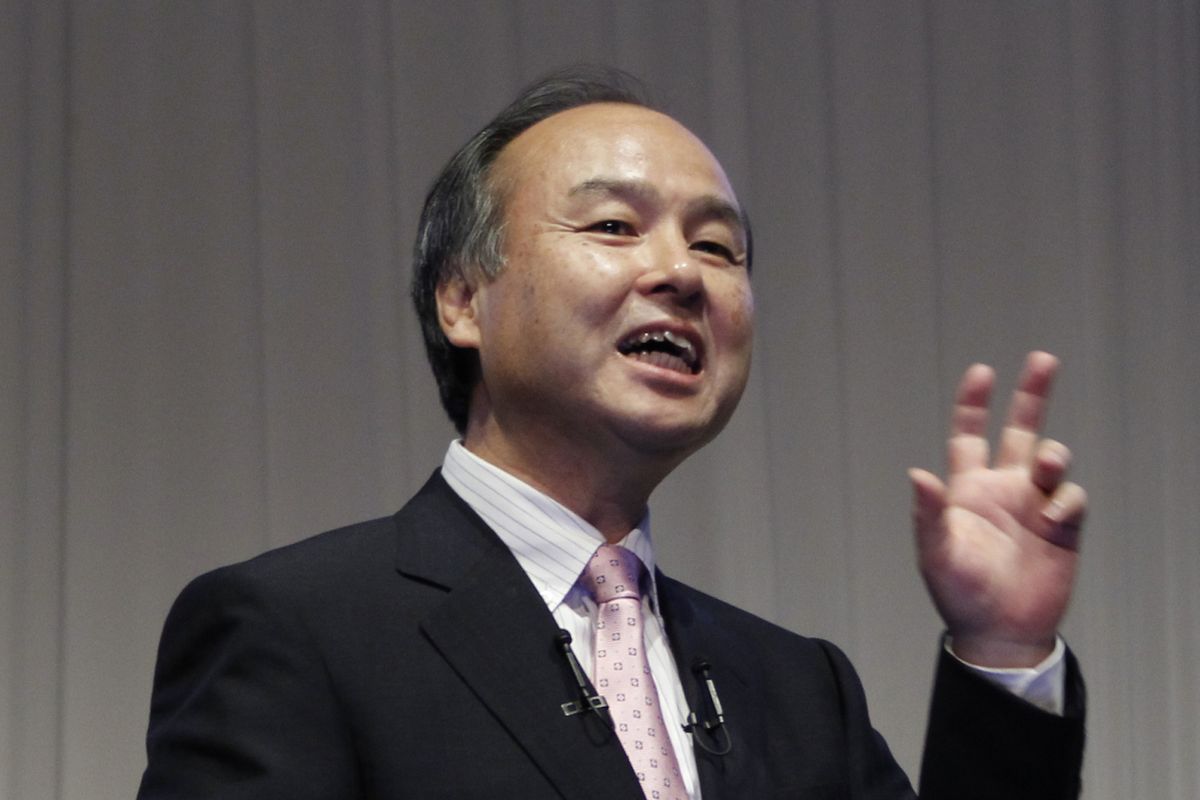 Šéf japonské SoftBank Masajoši Son.